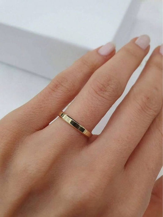 925 ayar gümüş 3mm kesme alyans