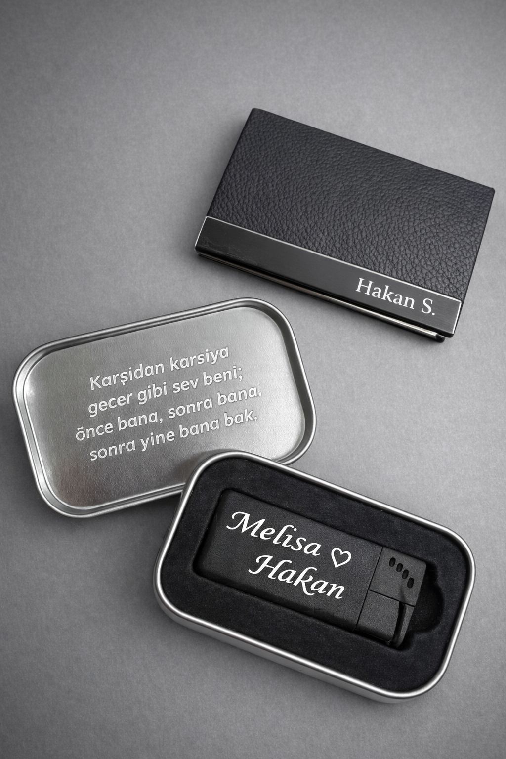 Lüx Polimer Çakmak (Deri Kartlık Hediyeli)