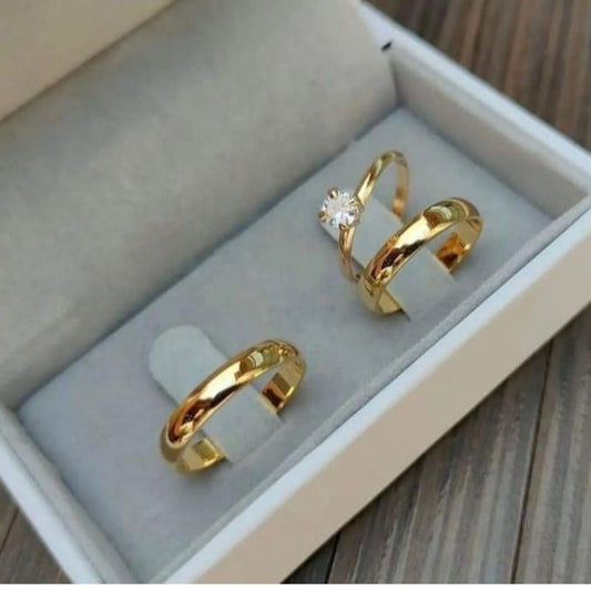 925 ayar gümüş 4 mm alyans tektaş hediye